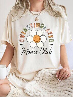 Funny Overstimulated Moms Club Shirt, Custom Mom Shirt, Gift For Mothers Day